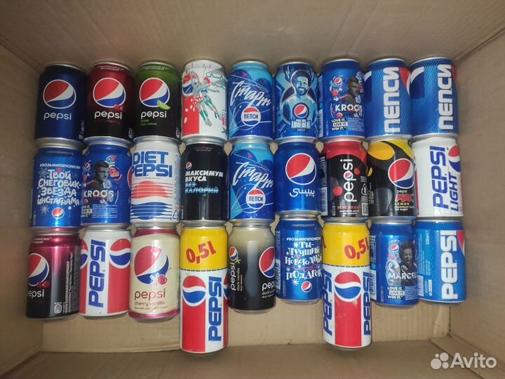 Банки pepsi пепси