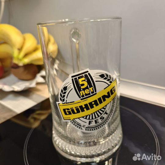 Набор чашек с блюдцем новые. Глиняные