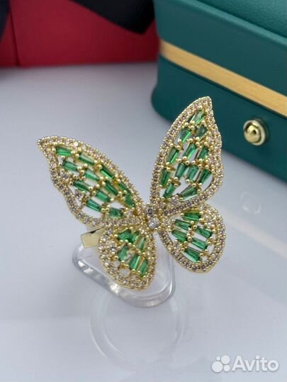 Кольцо бабочка