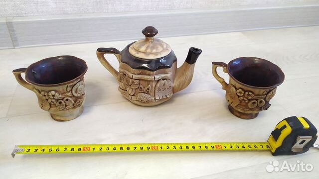 Керамический сервиз ручной работы