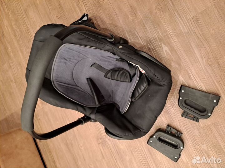 Автолюлька с адаптером на коляску