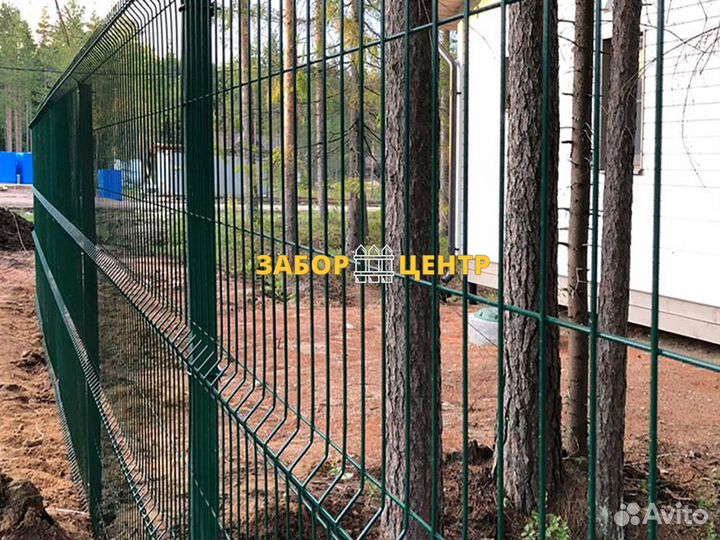 3D заборы из сетки Гиттер от производителя