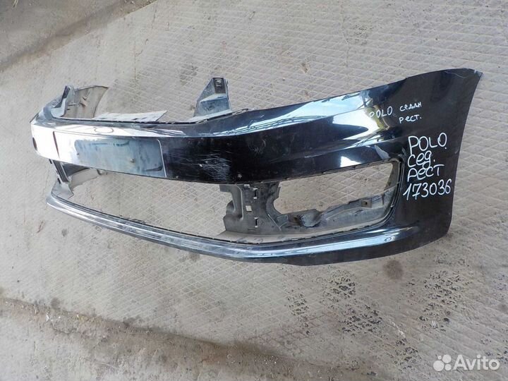 Бампер volkswagen polo передний