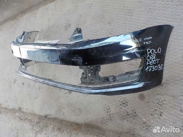 Бампер volkswagen polo передний