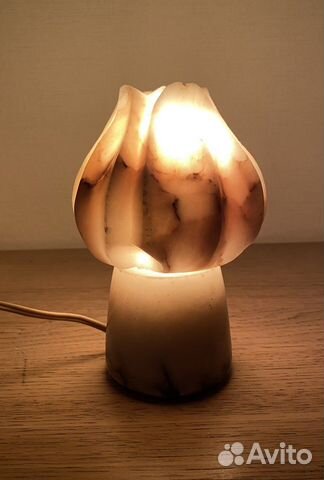 Светильник ночник из камня каменный цветок СССР