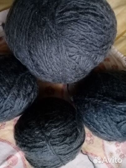 Пряжа для вязания б/у