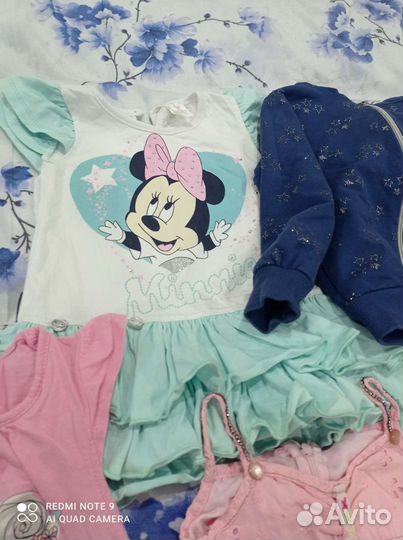 Большой пакет вещей для девочки