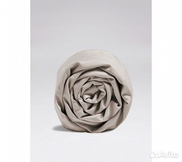 Простынь GoodNight Сатин 200х200х20 Бежевый на рез