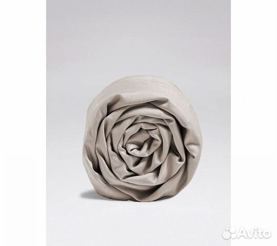 Простынь GoodNight Сатин 200х200х20 Бежевый на рез