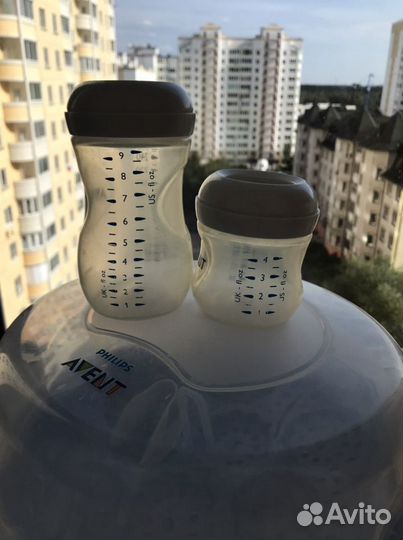 Стерилизатор Avent +бутылочки