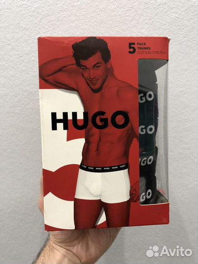 Комплект трусов Hugo 5шт M, оригинал