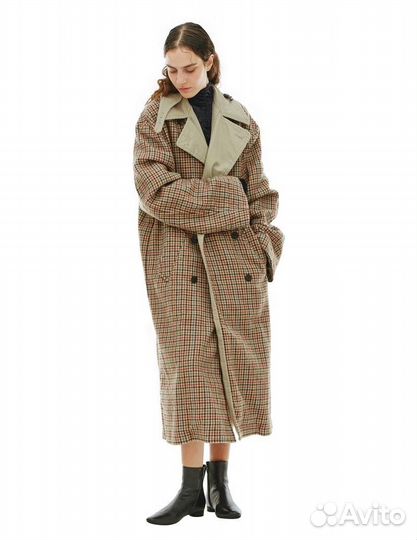 Плащ тренч женский двухсторонний