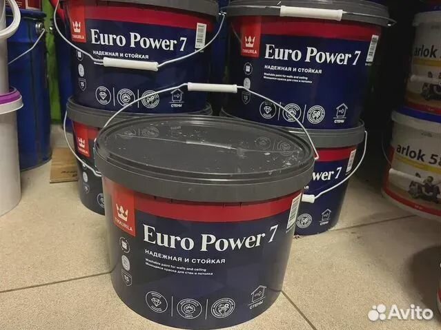 Краска Тиккурила Евро-7 Tikkurila Euro Power 7