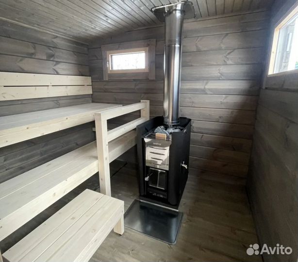 Модульн Финск дом баня не бочка Sauna Miif