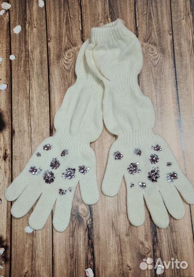 Перчатки зимние детские новые