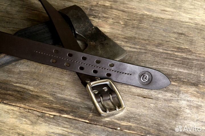 Кожаный ремень ручной работы на заказ
