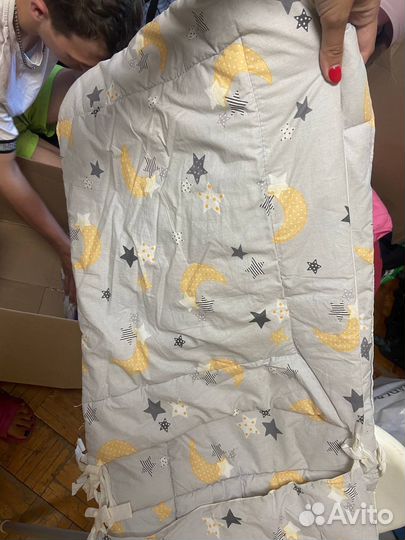 Бортики в детскую кроватку