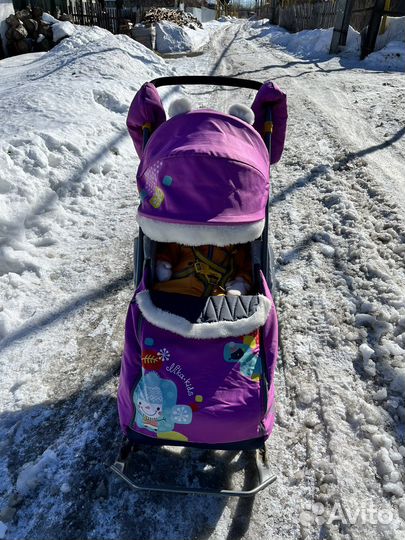 Коляска санки