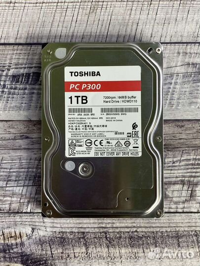 Жесткий диск 1Tb Toshiba PC P300