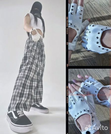 Перчатки женские экокожа