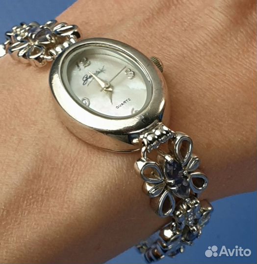 Часы винтажные Gems серебро 925 пр. Англия