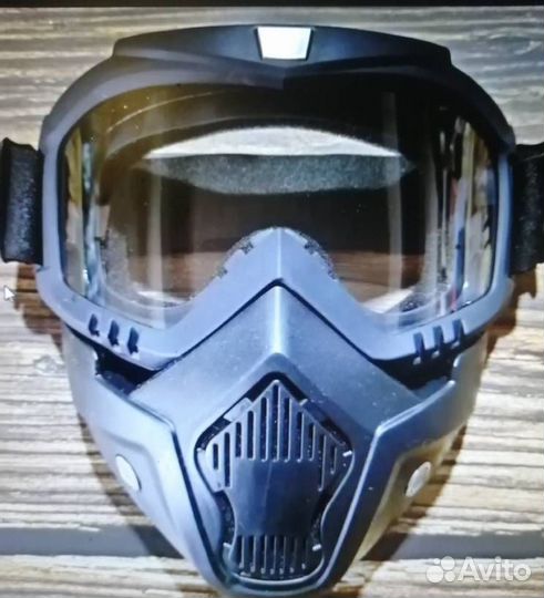 Маска защитная для мото и вело защита ветра пыли