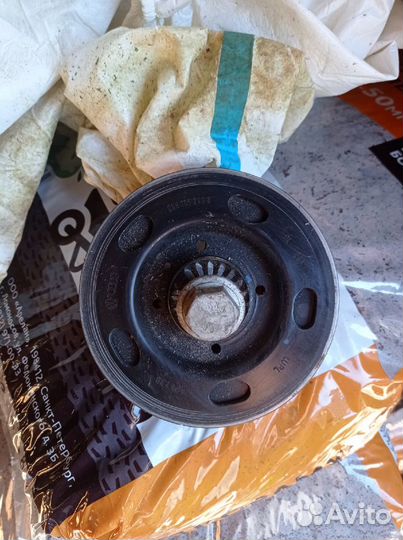 Шкив коленвала шкода