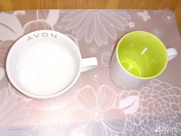 Чашка avon и кружка oriflame