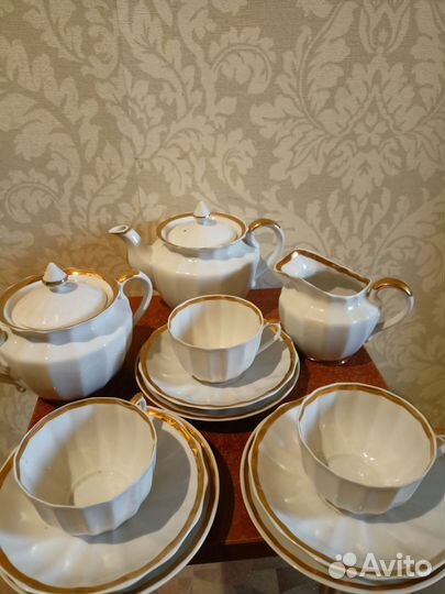 Чайный сервиз вербилки Золотая лента