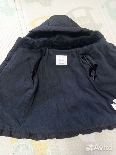Зимняя куртка для девочки Zara, 18-24 см, 92 р