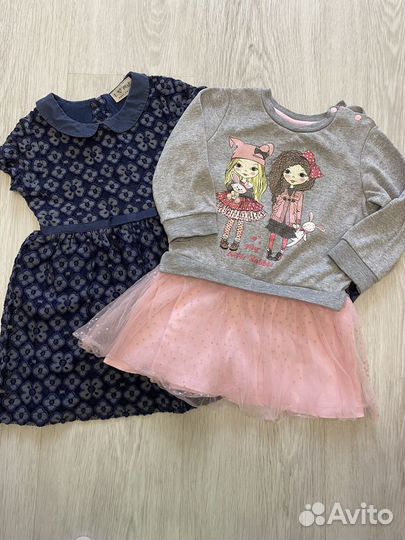 Пакет вещей для девочки 86-92