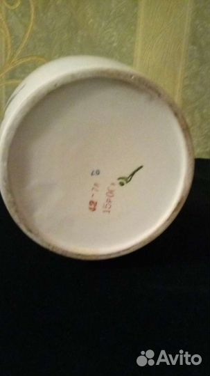 Фаянсовая ваза СССР, высота-35см