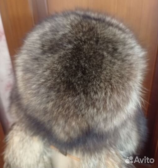 Шапка ушанка натуральный мех мужская