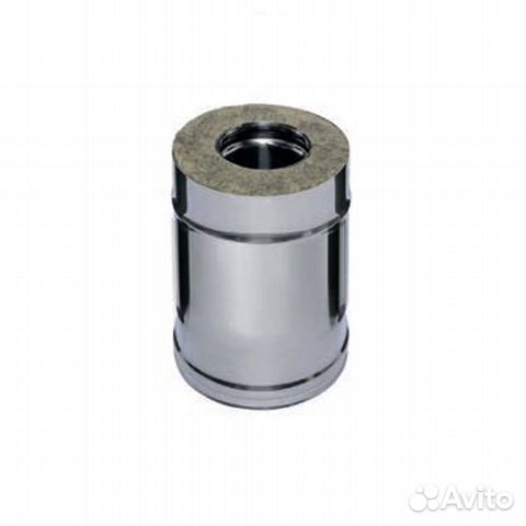 Сэндвич ferrum 0,25м (430/0,8мм + оц.) Ф130х200