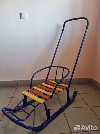 Санки-коляска с чехлом