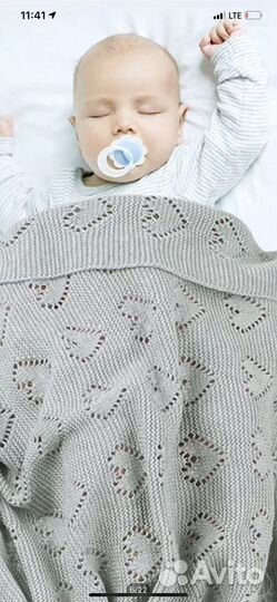 Плед детский (хлопок) 100*80