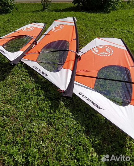 Новые компактные паруса для виндсерфинга 3.5 и 5.5