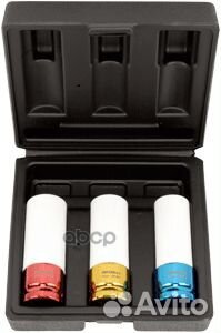 Набор головок ударных колесных 17,19,21 мм, 1/2