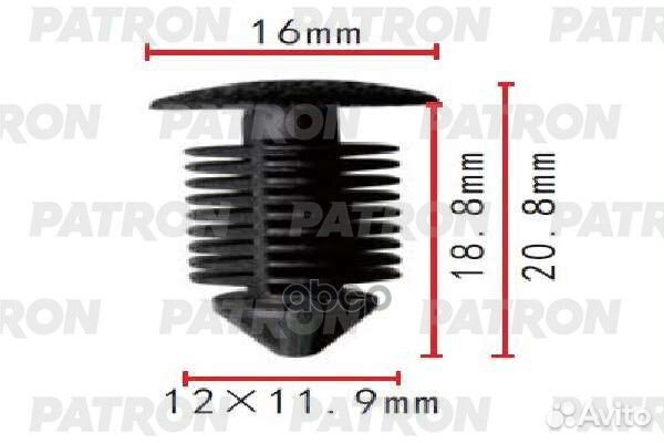 Клипса пластмассовая Renault применяемость: оби