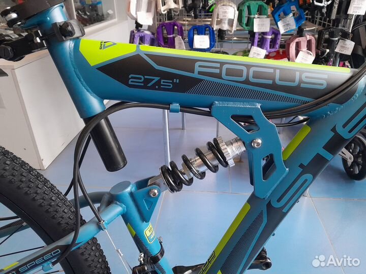 Горный двухподвесный велосипед Stels Focus 27,5