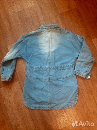 Джинсовая рубашка для девочки