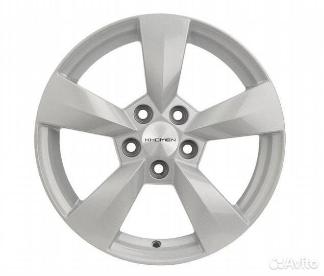Khomen Wheels KHW1504 6x15 5x100 ET38 DIA57.1 full silver