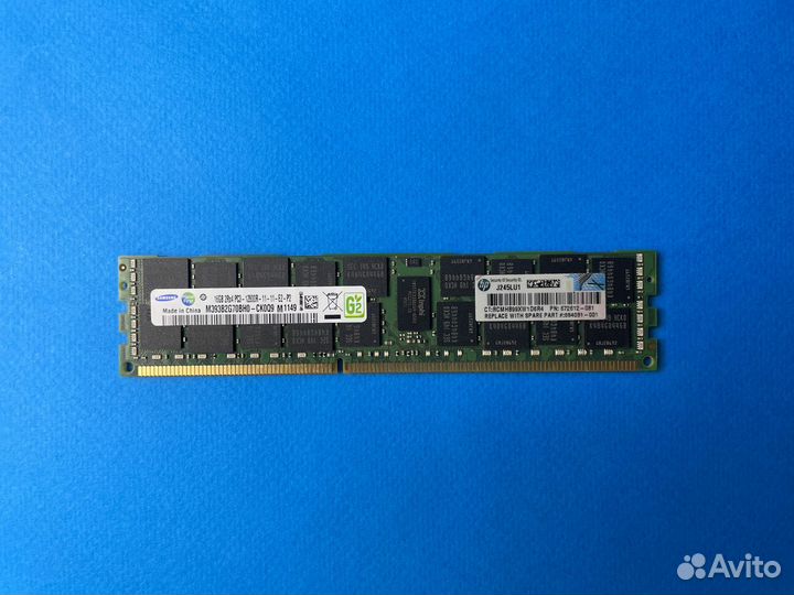 16GB DDR3 1600 MHz 12800R samsung Серверная