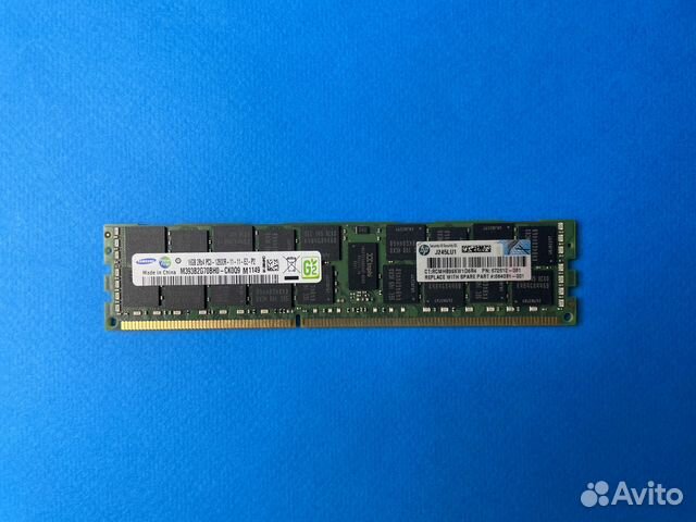 16GB DDR3 1600 MHz 12800R samsung Серверная