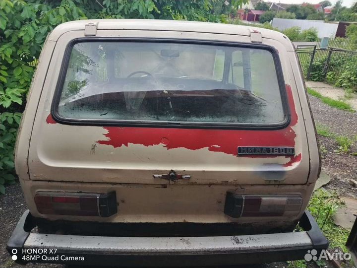 Крышка багажника на ниву 2121