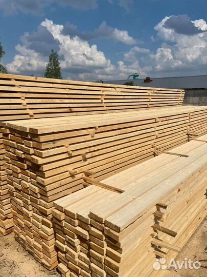 Доска обрезная 25x150