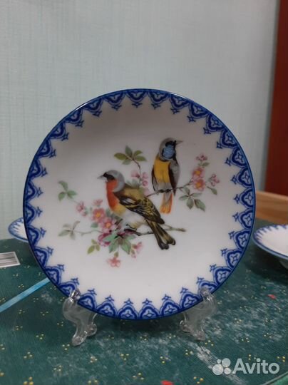 Набор 3 тарелочки птички Япония