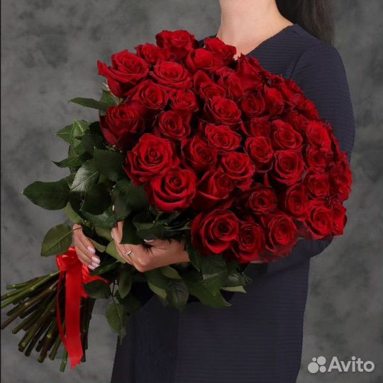 Букет Роз Эквадор 15шт с доставкой в Кемерово