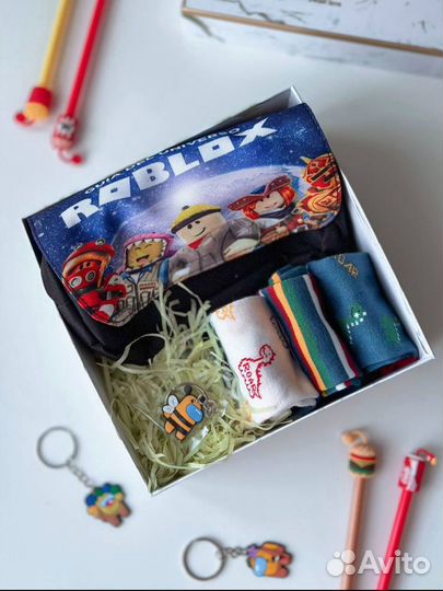 Подарочный бокс для мальчика ,пенал Roblox