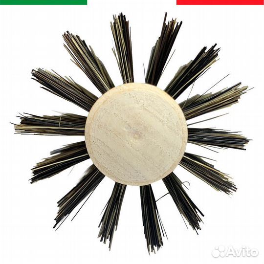 Брашинг деревянный с натуральной щетиной 55 мм